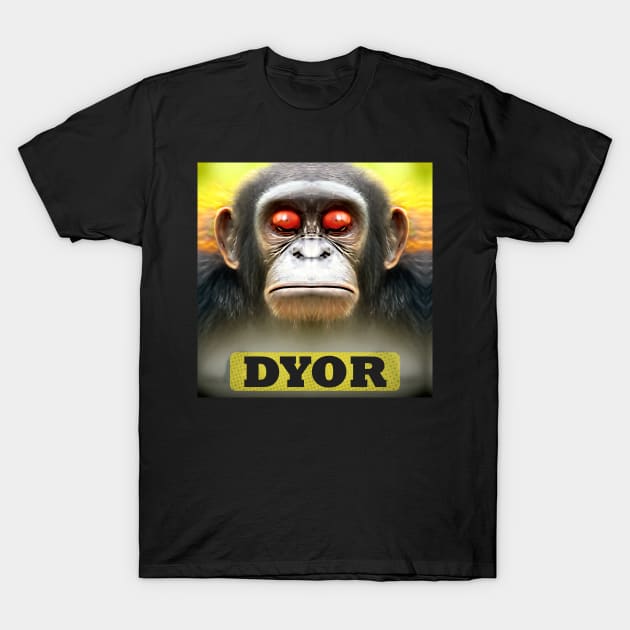 Funny Monkey Humorous Apes Animals memes T-Shirt by PlanetMonkey